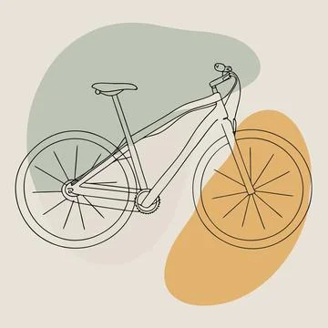 Mountain Bike Vector Illustration Flat Sports Des vector illustration design  Stock Illustration