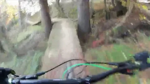 Mountain Bike view from the front Stock-Footage 98248318