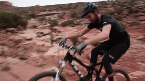 Mountain Biker Jump Video stock 50776245