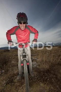 Mountain biker Stock Photos