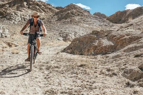 Mountain biker Stock Photos