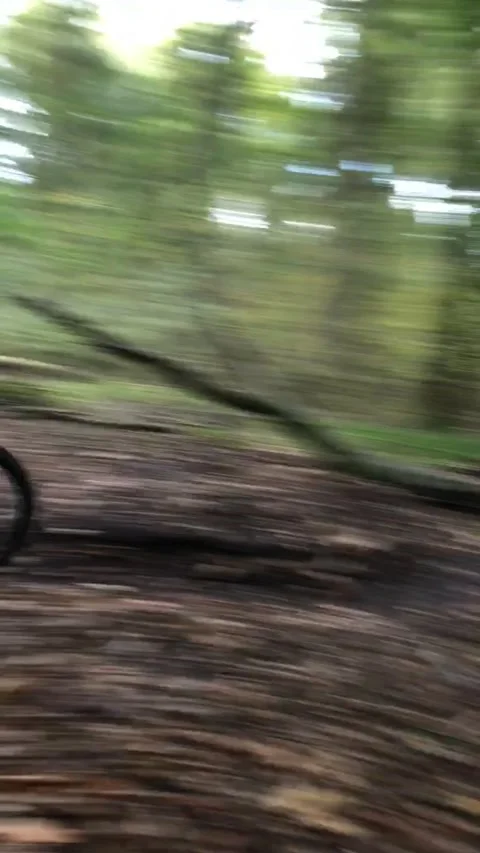Mountain Biker Sends it a Bit Too Hard, uk - 17 Oct 2020 Stock Footage 205327320