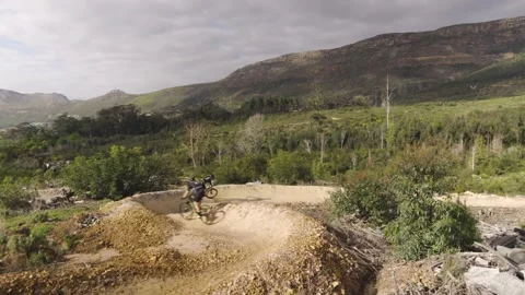 Mountain biking 4k Video stock 162176747