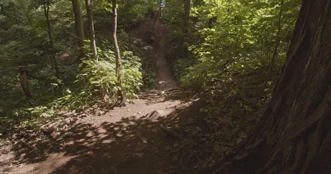 Mountain biking action scenes Stock Footage 114932529