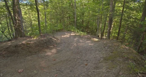 Mountain biking action scenes Stock Footage 114951557