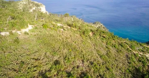 Mountain biking in the Finale Ligure. Stock Footage 99862878