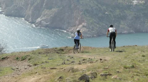 Mountain biking Video stock 22157371