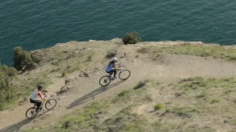 Mountain biking Video stock 22157548