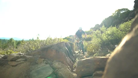 Mountain Biking Stockbeeldmateriaal 107572600