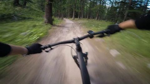 Mountain Biking Stock Footage 121510344