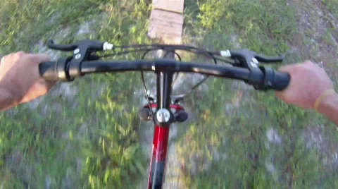 Mountain Biking Obstacles Stock Footage 836793
