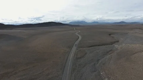 Mountain biking on an open terrain Stock Footage