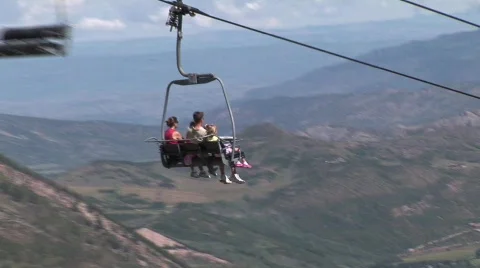 Mountain Biking in Snowmass 2 스톡 동영상 379543