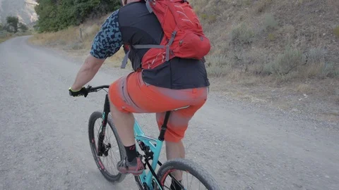 Mountain biking in the summer 6 Video stock 94317082