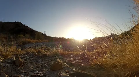 Mountain Biking Sunset 스톡 동영상 22101894