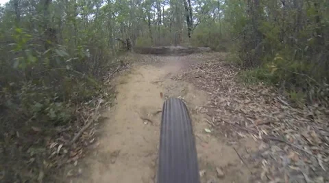 Mountain Biking Tyre Shot 스톡 동영상 46976434