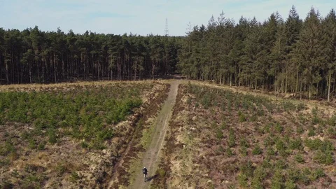 Mountain Biking in Yorkshire Vídeo Stock 128531108