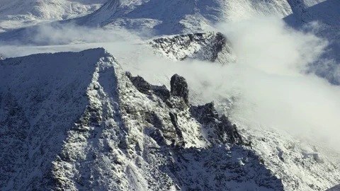 Mountain Blade in Norway Stock Footage 81401985