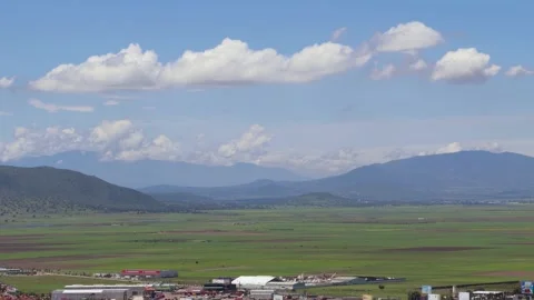 Mountain bleeding clouds Stock Footage 314329832