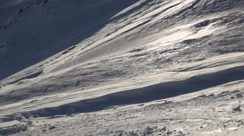 Mountain Blizzard Winter Snow Storm Vídeo Stock 45937660
