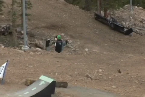 Mountain Board Crash 10 Video stock 27130171