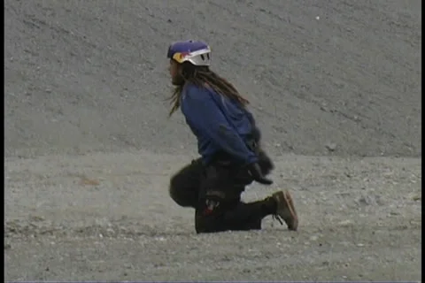 Mountain Board Crash 17 Video stock 27130309