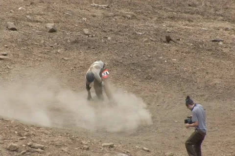 Mountain Board Crash 18 Vídeo Stock 27130310