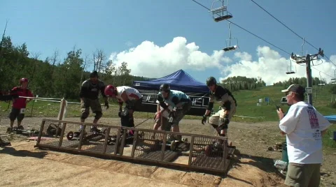 Mountain Boarding 2 Video stock 379551