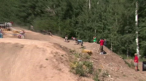 Mountain Boarding 3 Video stock 379552