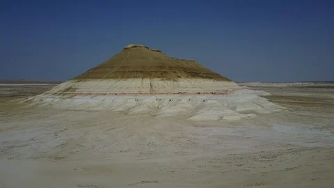 Mountain at the bottom of the ancient dry ocean Tethys Stock Footage 115876859