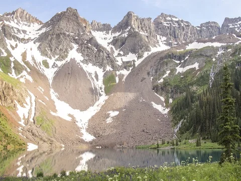 Mountain Bowl at Sunset 스톡 동영상 79558787