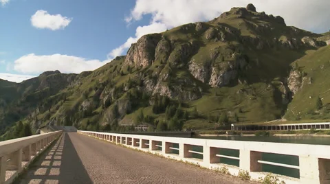 Mountain Bridge Stock Footage 36052133