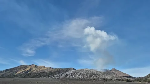 Mountain Bromo Stock Footage 303806554