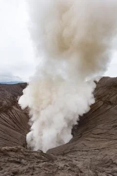 Mountain Bromo volcano - island Java Indonesia 스톡 사진