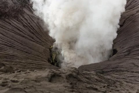 Mountain Bromo volcano - island Java Indonesia Foto stock