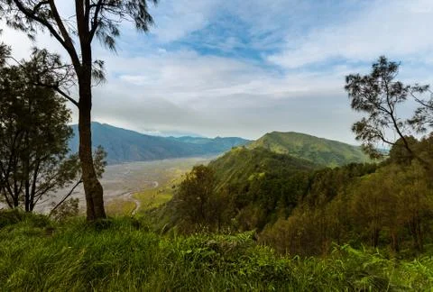 Mountain Bromo volcano - island Java Indonesia Foto stock
