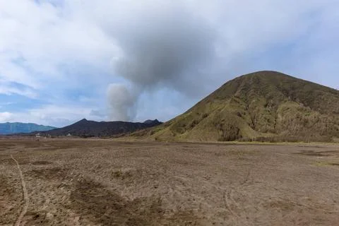 Mountain Bromo volcano - island Java Indonesia Mountain Bromo volcano on i... Stock-Fotos