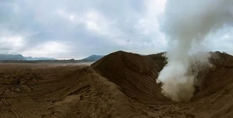 Mountain Bromo volcano - island Java Indonesia Mountain Bromo volcano on i... Stock-Fotos