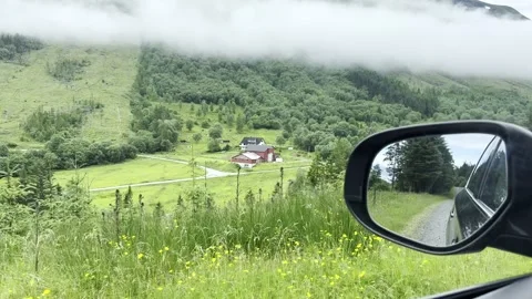 Mountain from car and nature Stock Footage 338342239