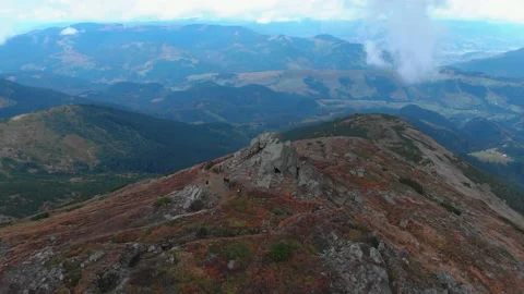 Mountain in Carpathians Stock Footage 157920130