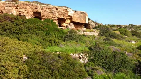 Mountain caves in Cyprus. Video stock 175281606