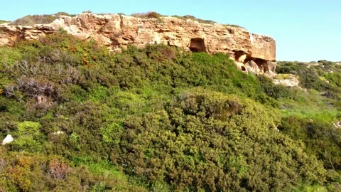 Mountain caves in Cyprus. Stock Footage 175282243
