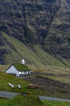 A mountain chapel Stock Photos