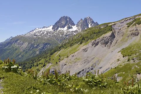 Mountain at Charamillon Stock Photos