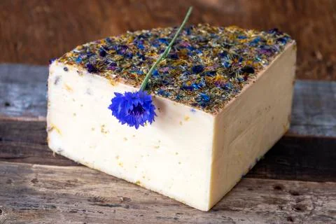 Mountain cheese Stock Photos