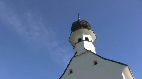 Mountain church Stock Footage 591945