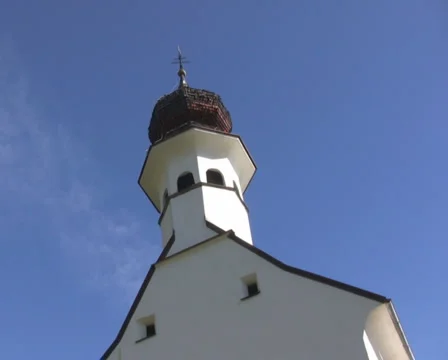 Mountain church Stock Footage 1047495