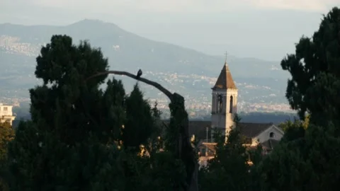 Mountain Church Stock Footage 162403899