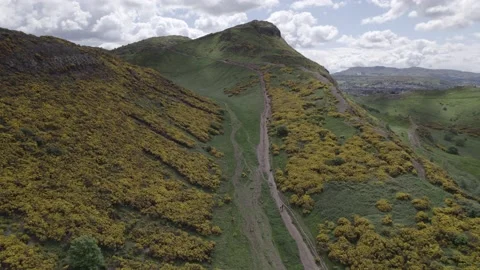 Mountain in a city 360 degrees Stock Footage 220202706