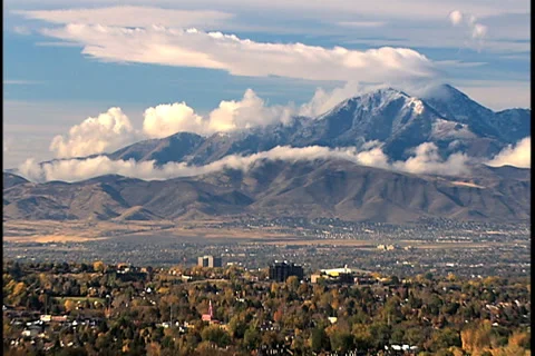 Mountain City Stock Footage 2883132